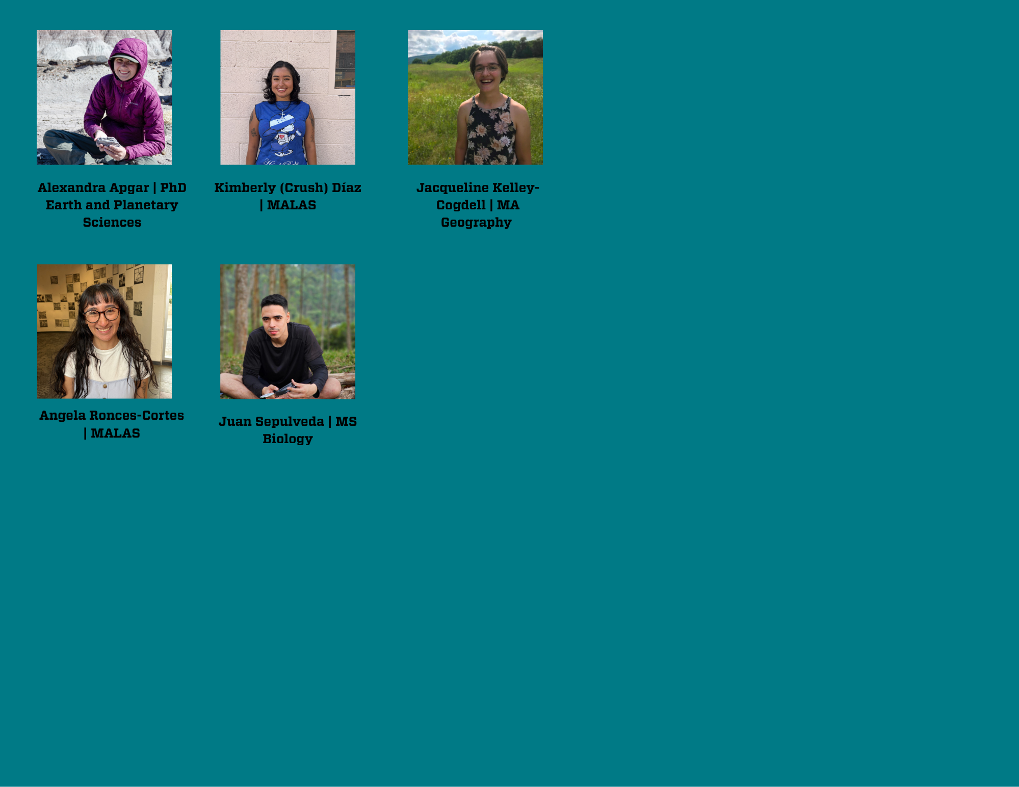 Congratulations 2026 Mellon Endowment Field Research Grant Recipients!